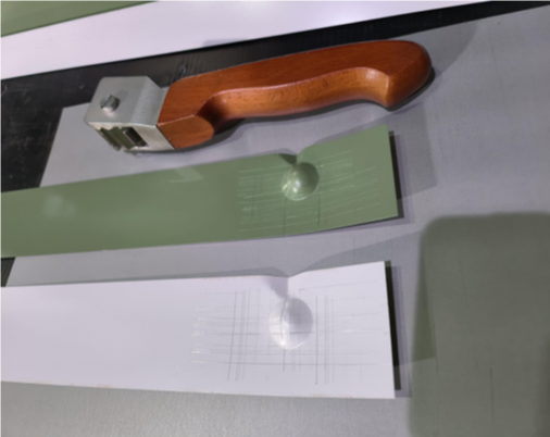 CROSS-CUT TEST